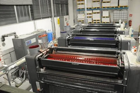 Lithography machine Foto stock