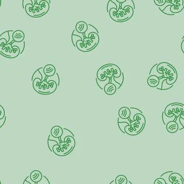 Lithotripsy urology line seamless pattern Stock Illustration
