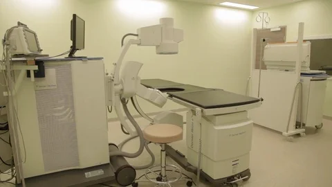 Lithotripter in hospital  Stock Footage 82564036