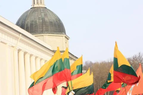 Lithuania 11 March 写真素材