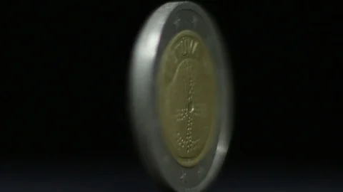Lithuania 2 Euros 2016 Baltic Culture Coin. Amber Disc Decorated With 스톡 동영상 116124902