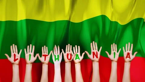 Lithuania Country Flag Stock Footage 161752299
