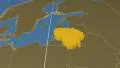 Lithuania extruded. Solids. Graticule. 4k or 4k+ Resolution
