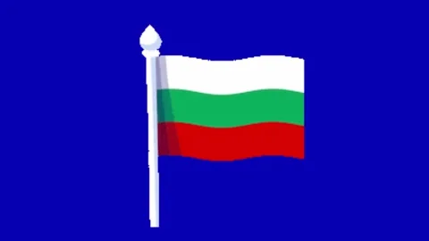 Lithuania flag on blue screen 動画素材 328228984