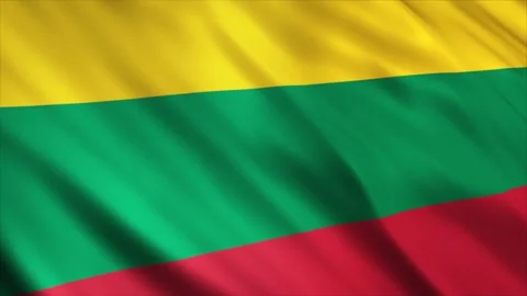 Lithuania Flag Stock Footage 249032854