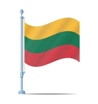 Lithuania flag イラスト素材