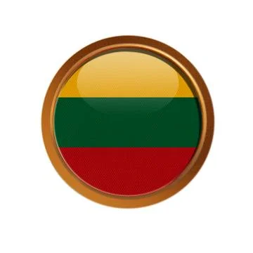 Lithuania flag Stock Illustration