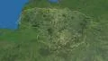 Lithuania, glide over the map, outlined 4k or 4k+ Resolution