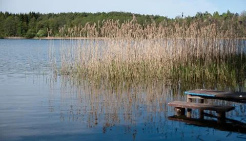Lithuania lake Stock Photos