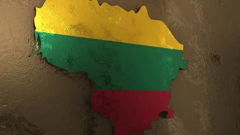 Lithuania Map, Stock Footage 277924681