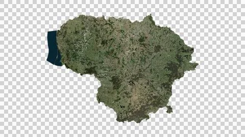 Lithuania Map Stock Illustration