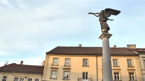 Lithuania, Vilnius, Uzupis 5. Time lapse Stock Footage 46322924