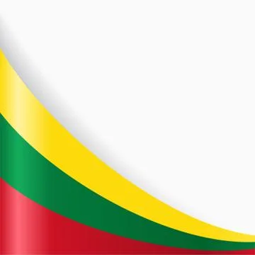 Lithuanian flag background. Vector illustration. Stock Illustration