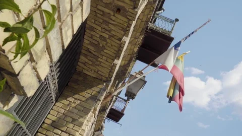 Lithuanian Flag Video stock 115317756