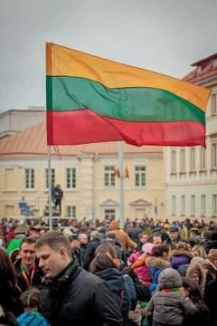 Lithuanian flag Stock Photos