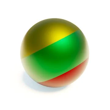 Lithuanian flag Sphere Stock Illustration