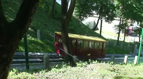 Lithuanian Funicular Stock Footage 11521726