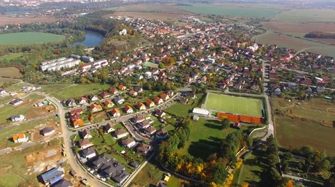The Litice village. Stock Footage 55839155