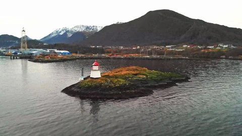 Litlle Lighthouse Stock Footage 121351846