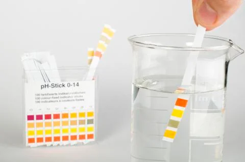 Litmus strips Stock Photos