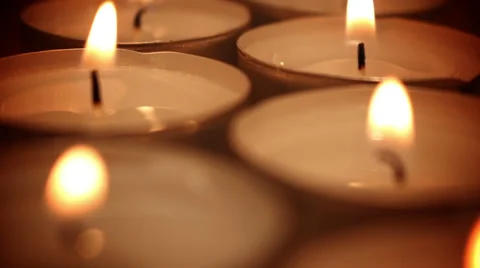 Lits andles Stock Footage 46081844