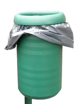 Litter bin trash can Stock Photos