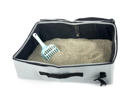 Litter box in studio Stock Photos