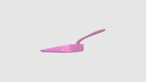 Litter Scoop Rotating on a Transparent Background. Seamless Loop. 4K Stock Footage 307304269