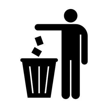 Litter sign Stock Illustration