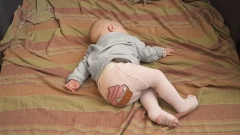 Little baby is sleeping Stock Footage 74502202