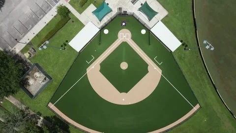 Little Baseball Field Stock Footage 339238554