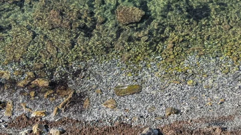 Little beach with rocks Stock Footage 314227625