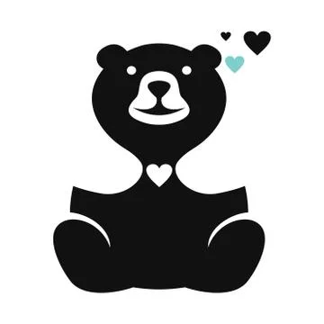 Little Bear logo Stock Illustration