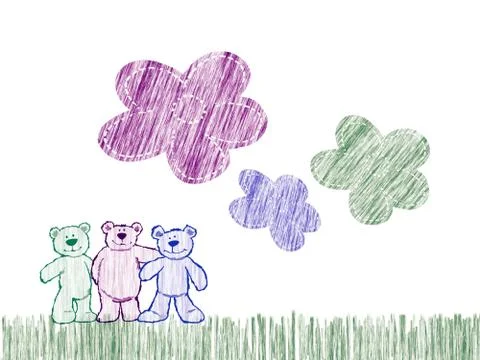 Little bears Stock Photos