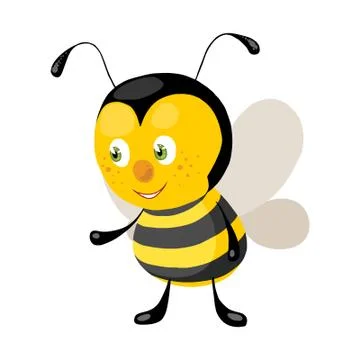 Little bee Stock Illustration
