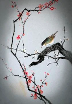 A little bird Stock Illustration
