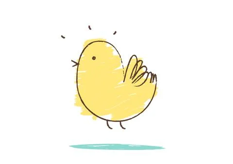 Little bird Stock Illustration