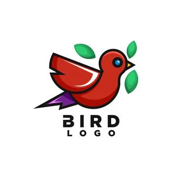 Little birds logo Stock Illustration