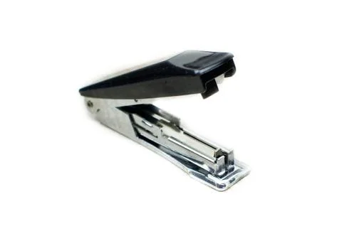 Little black stapler Stock Photos