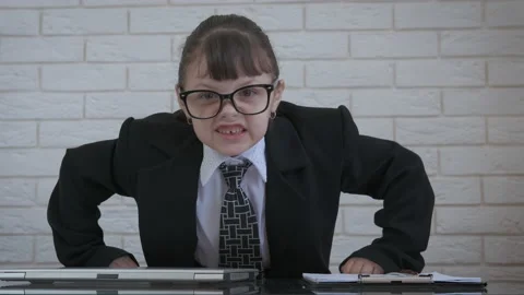 Little boss. Stock Footage 147047313