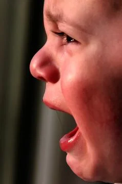 Little boy crying Stock Photos