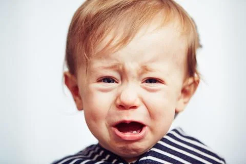 Little boy is crying - selective focus Stock-Fotos