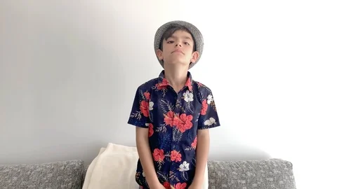 Little boy dancing at home Stock-Footage 107490576