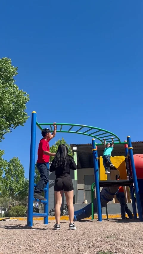 Little Boy Gets Left Hanging, Nogales, Sonora, Mexico - 30 Jul 2024 Video stock 280550745