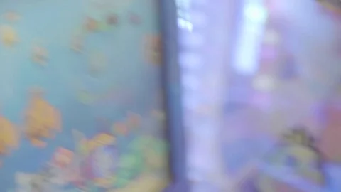 Little boy having fun in amusement park Stock Footage 70813147