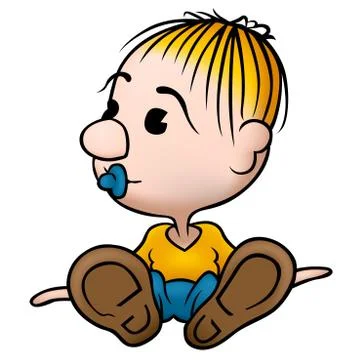 Little Boy Stock Illustration