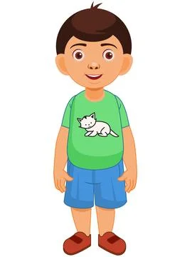 Little Boy Illustrazione stock