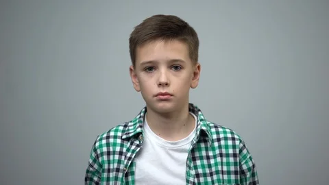 Little boy morphing into middle aged and senior man, process of aging, genetics 스톡 동영상 106292777