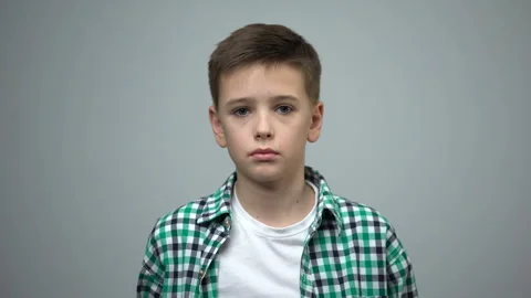 Little boy morphing into middle aged and senior man, process of aging, genetics 스톡 동영상 106313705