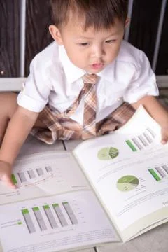 The little boy Foto stock
